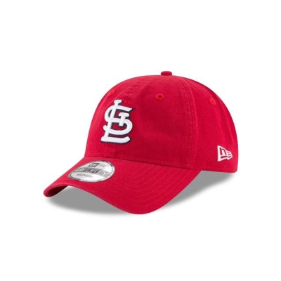 Red St. Louis Cardinals Hat - New Era MLB Core Fit 49FORTY Fitted Caps USA8679230